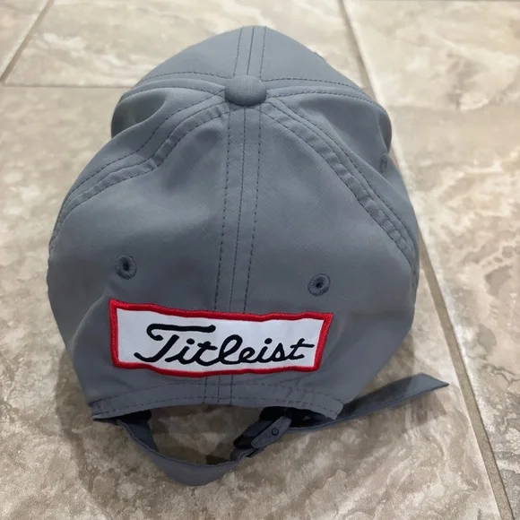 Titleist Adult Tour‎ Performance Golf Hat charcoal gray - Picture 6 of 12